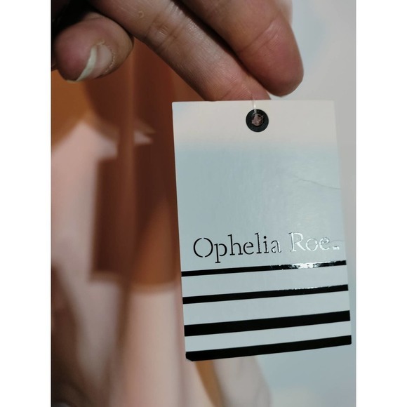 Ophelia Roe NWT light peach/pink color camisole with lace trim woman size medium - Picture 3 of 7